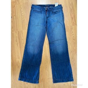 Wide leg trouser jeans